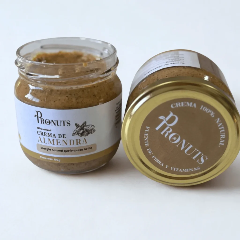 crema de almendra natural