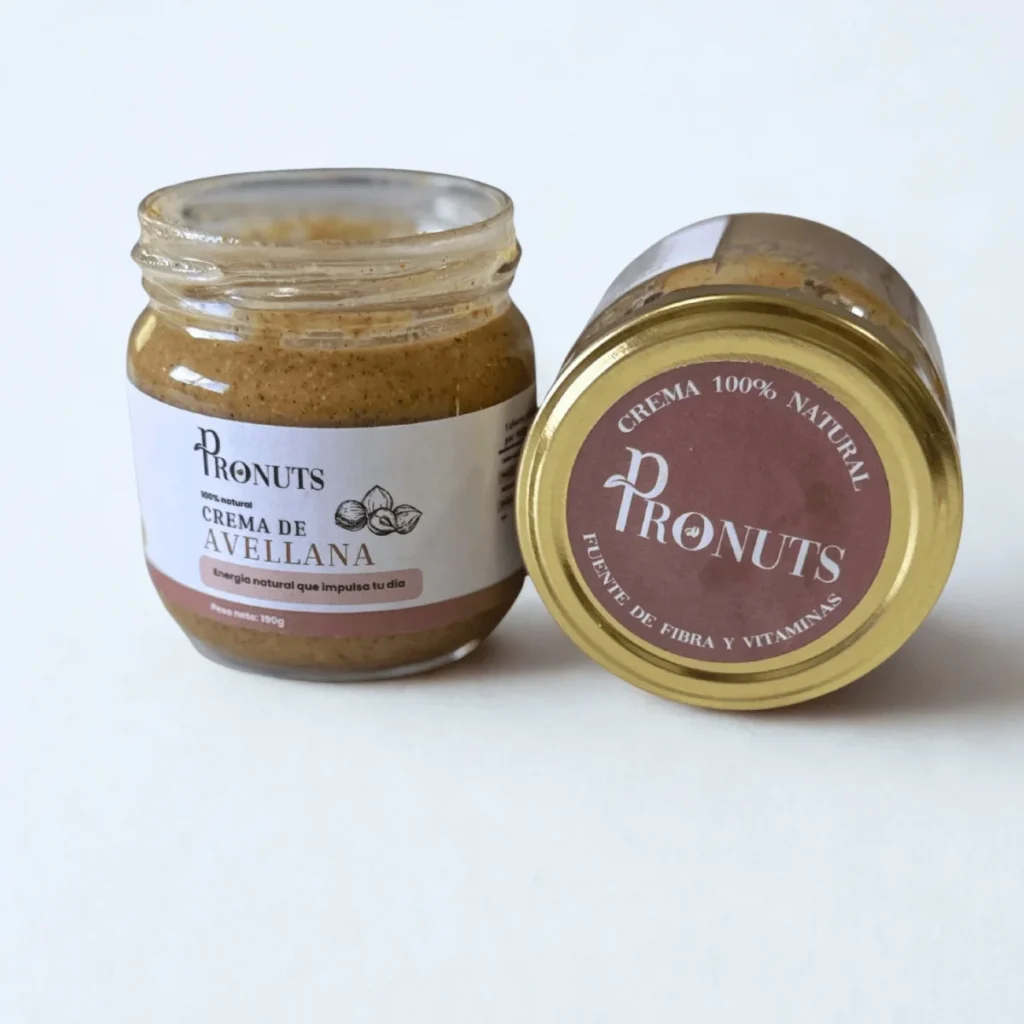 crema de avellana natural