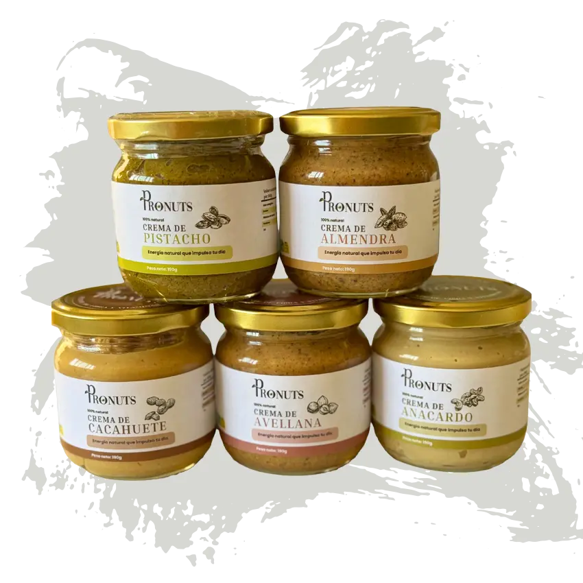 Crema de frutos secos 100% natural