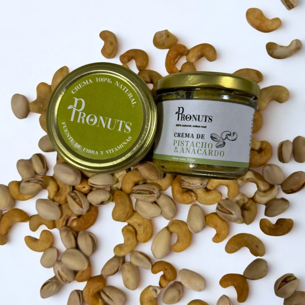 Crema de pistacho y anacardo 100% natural