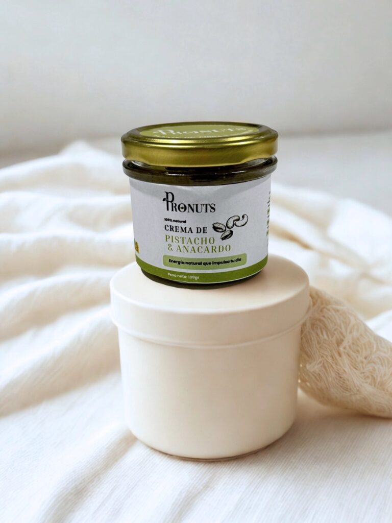 crema de pistacho y anacardo